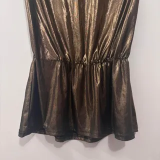 Photo of Vintage stretchy gold tanktee shirt