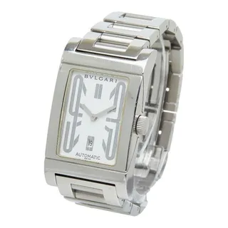 Photo of Bvlgari Rettangolo RT45S Stainless Steel Watch Silver