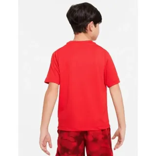 Photo of Nike Big Boys Dri-fit Multi+ Logo-Print Training T-Shirt - University Red/white