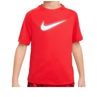 Photo of Nike Big Boys Dri-fit Multi+ Logo-Print Training T-Shirt - University Red/white