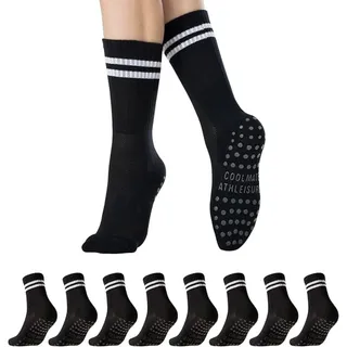 Photo of COOLMATE Pilates Socks with Grips for Women, Yoga Socks, Crew Non Slip Women for