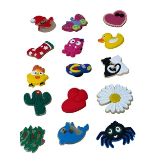 Photo of Crocs Shoe Charms Lot of 30 Jibbitz Charms Several Kinds and Variety