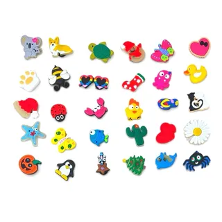 Photo of Crocs Shoe Charms Lot of 30 Jibbitz Charms Several Kinds and Variety