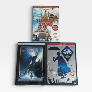 Photo of 3 Classic Family Movie DVDs Bundle
