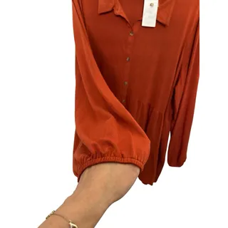 Photo of New Directions Shirt on the terracotta blouse Size 3X Plus