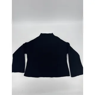 Photo of A.L.C. Louise Merino Wool Ribbed Sweater Black Mock Neck Minimalist Luxury Small