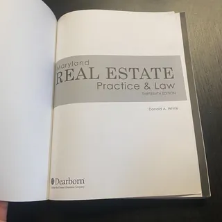 Photo of MARYLAND REAL ESTATE:PRACTICE+ - Paperback By Donald A. White