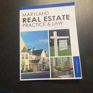 Photo of MARYLAND REAL ESTATE:PRACTICE+ - Paperback By Donald A. White