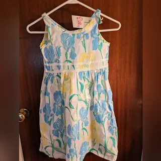 Photo of Vintage Lilly Pulitzer Girls Dress Floral Iris NWT Size 7
