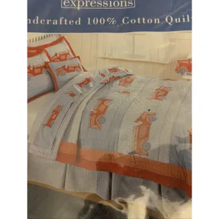 Photo of Firetruck Quilt Twin Size NWT