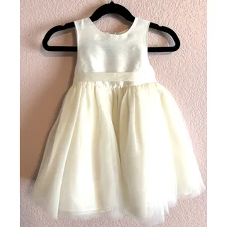 Photo of Pippa & Julie Ivory Tulle Christmas Holiday Wedding sz 18mo Dress EUC