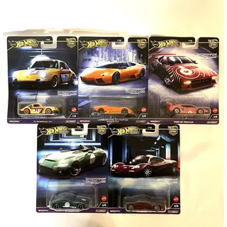Photo of Hot Wheels - Premium 2024 Car Culture - G Case - Exotic Envy - 5 Cars Set