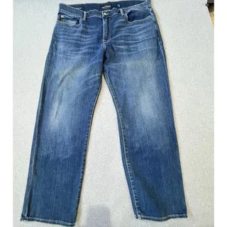 Photo of Lucky Brand Jeans Men's Size 40x32 Blue Dark Wash 363 Straight