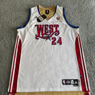 Photo of NWT Kobe Bryant Deadstock Vintage Adidas 2008 All Star Game Swingman Jersey 3XL