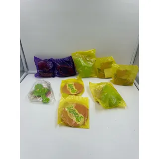 Photo of VINTAGE LOT of 9 Wendy’s Kids Meal “How the Grinch Stole Christmas” Grinch Ornament NIP circa 2000