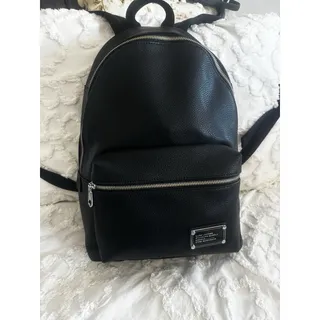 Photo of Marc Jacob’s Workwear Black Leather and Durable Canvas Backpack. Great Condition