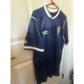 Photo of UMBRO 1986 ScotlandFIFA Replica Jersey Slim Fit 2XL Royal Blue W/ Real Patches