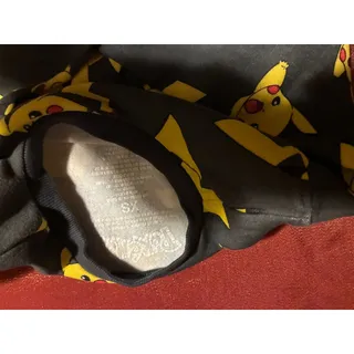 Photo of Pokémon Pajama Set XS Pikachu Black 2pc Sweatshirt Pants Sleepwear