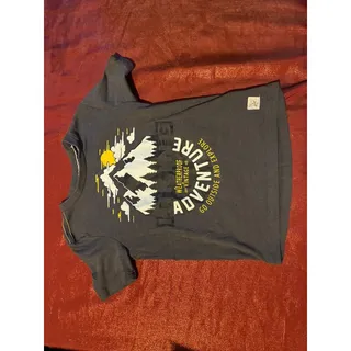 Photo of Weatherproof Vintage Shirt Teens M Adventure Graphic Tee Mountain Print Gray