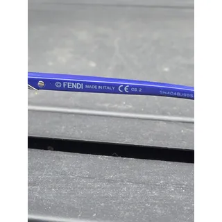 Photo of Fendi Purple & Cobalt Blue Round Sunglasses
