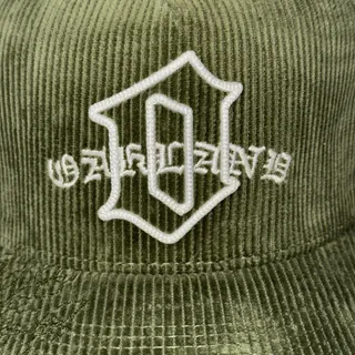 Photo of DVNIEL LUU "OG O: Odyssey" Olive Corduroy Snapback Hat – Rare Streetwear