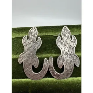 Photo of Vintage 1988 JJ Jonette Southwest Gecko Lizard earrings