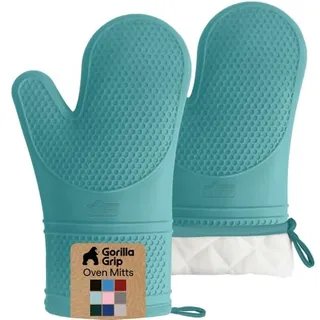 Photo of Silicone Oven Mitts, 550F Heat Resistant, 12.5×8.3
