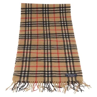 Photo of Burberry Nova Check Wool Scarf Beige
