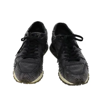 Photo of Louis Vuitton Exotic Leather Sneakers 6 Black