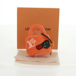 Photo of Louis Vuitton LV Lucky Rock Bag Charm Fur Orange