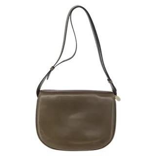Photo of Celine Luggage Shoulder Bag Green Drummed