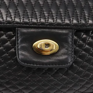 Photo of Bally Leather Chain Shoulder Bag Black