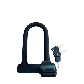 Photo of Rubber coated U-Lock Bike Lock with Sturdy Mounting Bracket
