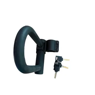 Photo of Rubber coated U-Lock Bike Lock with Sturdy Mounting Bracket