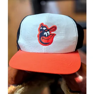 Photo of Vintage Baltimore Orioles MLB Mesh Trucker Snapback Hat