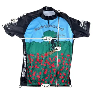 Photo of BTCEB East Bay Cycling Jersey Mens XXL Full Zip MTB REI Oakland Bike Patrol