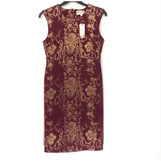 Photo of Philosophy Foil Animal Print Scuba Sheath Dress Size Small