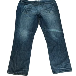 Photo of Kenneth Cole Select Jeans Mens 50 x 34 (Acutual 35) Blue Denim Dark Wash Tall