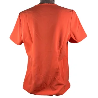 Photo of FIGS Technical Collection Catarina Scrub Top Women Small Orange FW1000 V-Neck