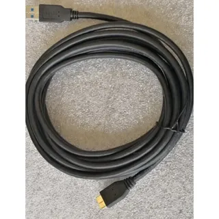 Photo of Micro B USB Cable. 10ft Black. for Hard Drive. USB 3.0 Male Type A