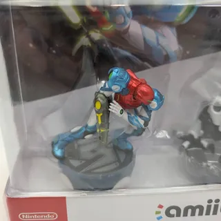 Photo of Nintendo amiibo Metroid Dread Samus and E.M.M.I. Figures 2 Pack Set NEW Boxed