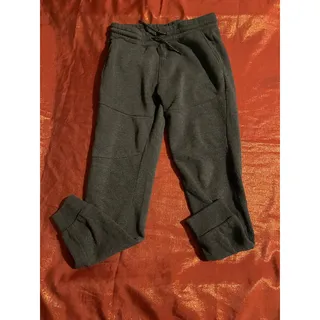 Photo of Essentials Sweatpants Mens M Charcoal Fleece Jogger Drawstring Pockets Cuffed