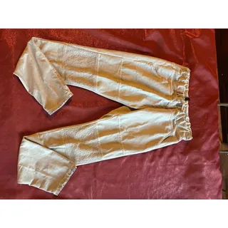 Photo of Venti6 Pants Womens Beige Smocked Waist Drawstring Ankle Jogger Casual Comfort