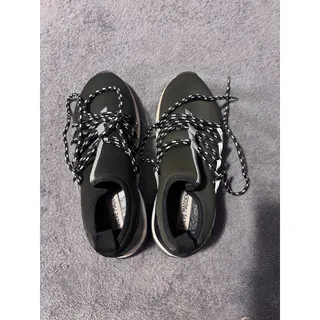 Photo of Steve Madden Sneakers Mens Olive Black Lace Up Athletic Slip On Chunky Sole
