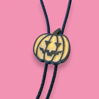 Photo of Jack O Lantern Bolo Tie 🎃