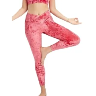 Photo of Fabletics Women's XXL Crushed Velour Crossover Legging NWT