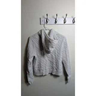 Photo of Orange Kiss Women's Knit Zip Sweater Size XL
