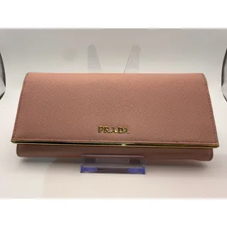 Photo of Prada Saffiano Metal Long Wallet – Orchidea Pink | With Authentication Card