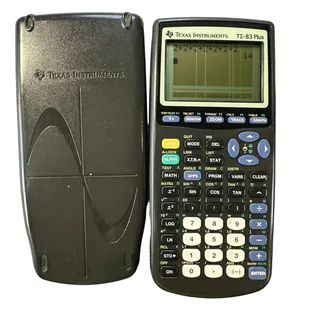 Photo of Texas Instruments TI-83Plus Graphing Calculator Screen - Problem For Parts Only