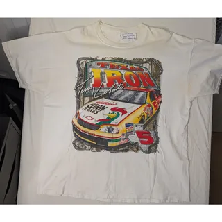 Photo of Vtg 99 Terry Labonte 47 Kellogg's Corn Flakes Double Side Graphic Tee Shirt XXL
